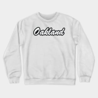 Football Fan of Oakland Crewneck Sweatshirt